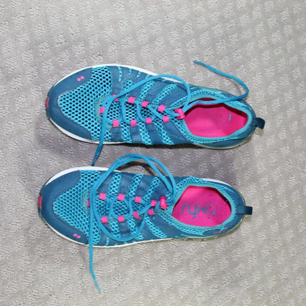 Ryka Teal Hydro Sport Sneakers - Picture 2 of 6